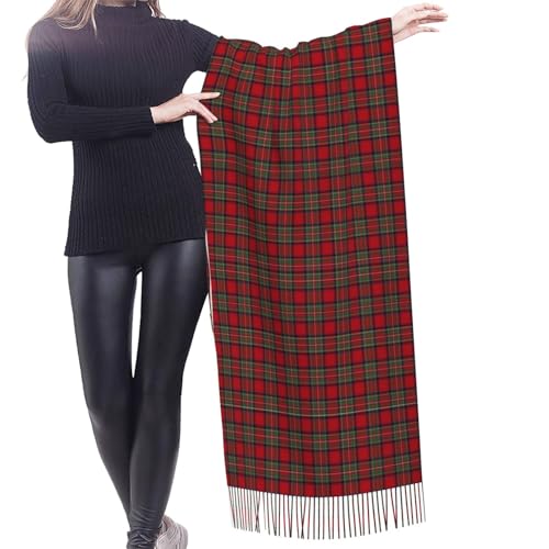 Scottish Clan Guthrie Tartan Plaid Imitation Cashmere Tassel Scarf Winter Scarf Autumn Softest Classic Warm2