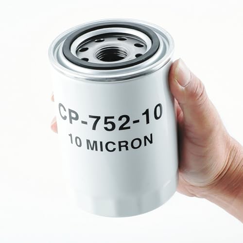 Image of Hydraulic Oil Filter 10 Micron Return Line Filter housing, 20 GPM High Flow, 200 PSI Max Pressure, 1 inch-12 UNF Thread,Compatible with Log Splitters & Mini Excavators model CP-752-10,723-0405 221006