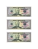 Play Copy Money for Kids - 20 Pieces 500 (2-Sided Full Print) Fake Money That Looks Real, Gags,...