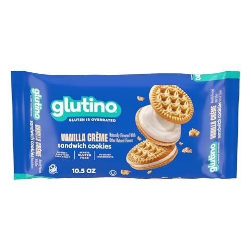 Glutino Gluten Free Vanilla Creme Cookies,10.5 oz