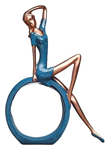 Figurines de yoga en résine pour créer un coin bureau zen