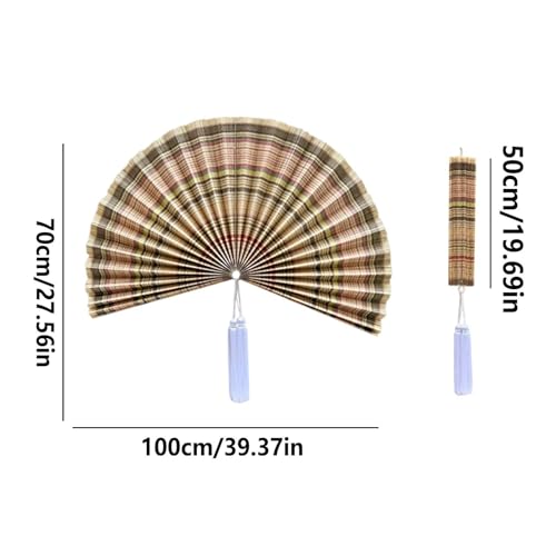 Éventail décoratif mural pliable de 101 cm pour habiller le dessus de lit