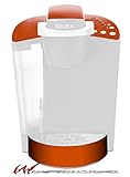 WraptorSkinz Decal Style Vinyl Skin compatible with Keurig K40 Elite Coffee Makers Solids Collection Burnt Orange (COFFEE MAKER NOT INCLUDED)