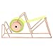 Gullor Desktop Tape Dispenser, Wire Metal Creative Tape Holder, Style A (Rose Gold)
