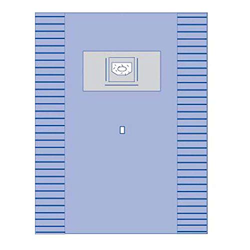 Image of Medline Ophthalmic Surgical Drapes with Separate Incise Sheet, SMS Fabric, 77 Inches x 100 Inches, Incise Aperture, Fluid-Collection Pouches, Case of 20 Each