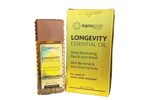 Longevity Essential Oil Nano Absorption - Deep Penetrating Pain and Joint Relief - 21 ml