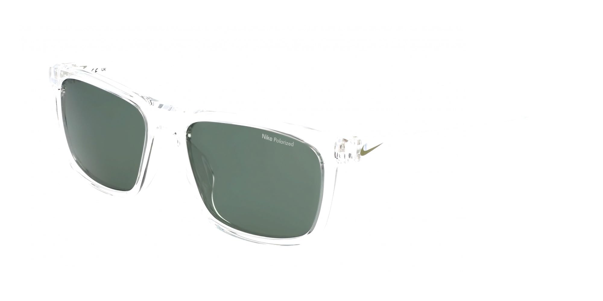 Nike Unisex Green Embar P Fv2409 900 Sunglasses Plastic Crystal Squared Polarized Polarized