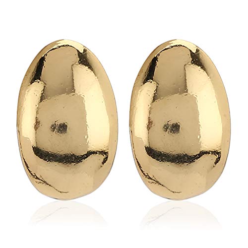 Estele Fashion Earrings for Women Gold Plated Oval Shaped Stud Earrings for Girls and Women-672/709 ER (B08CQ86CZZ) Amazon Price History, Amazon Price Tracker