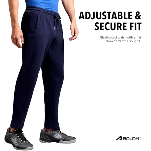 Image of Boldfit Track Pants for man Breathable Gym Pants for Men Workout Adjustable Waist Track Pant for Men mid Rise Sports Trackpant for Mens Workout, Running & Walking