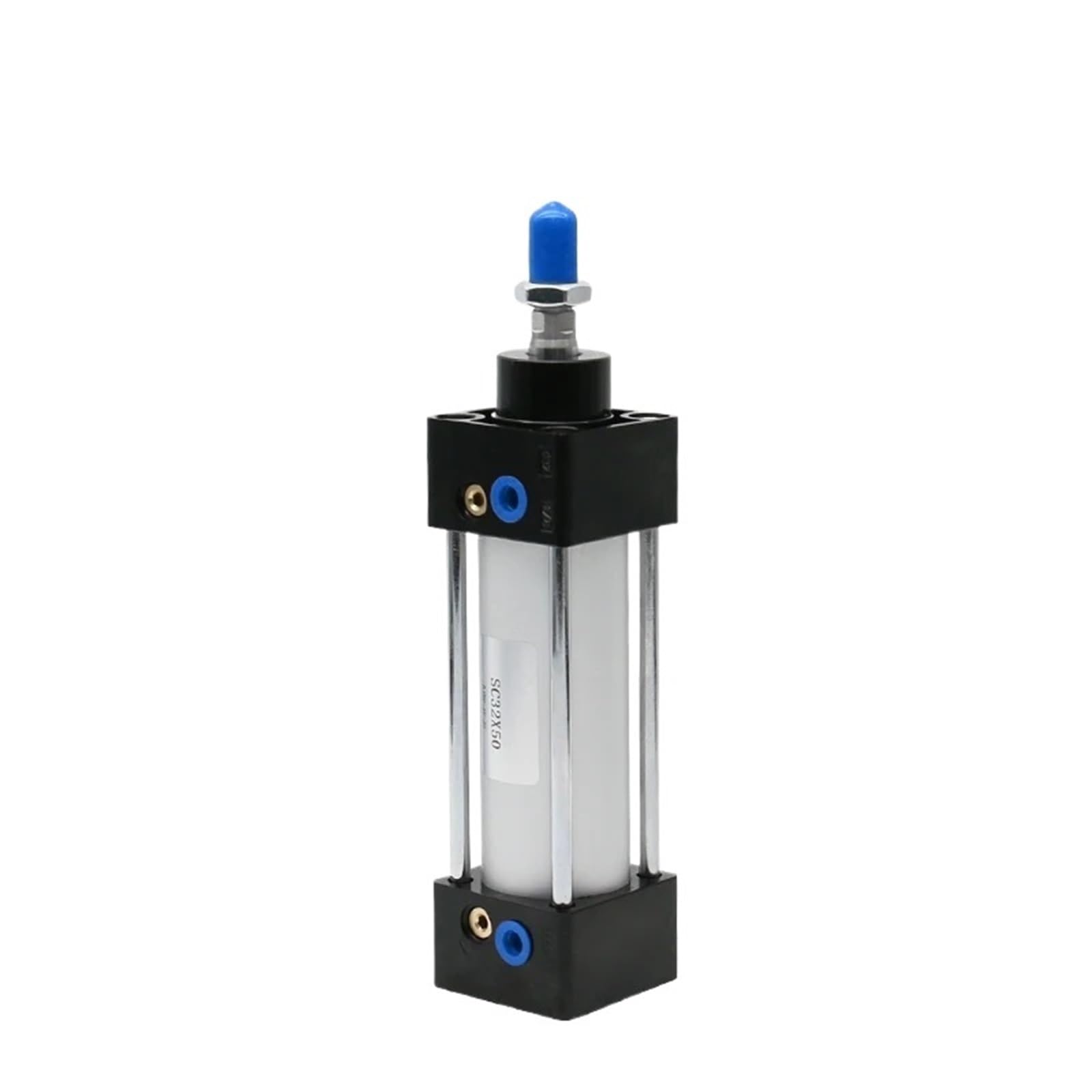 Jwseo 25Mm Stroke Standard Air Cylinder S32/40/50/63Mm Bore Small Pneumatic Cylinder Piston 25/50/75Mm Stroke(,Bore 63Mm)
