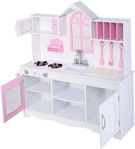 pink pretend kitchen