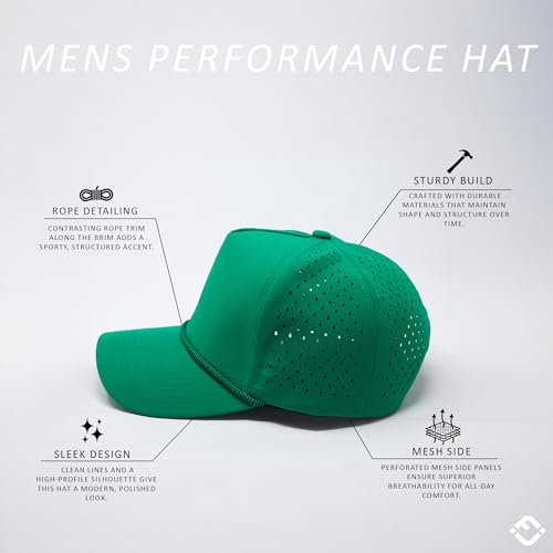 Image of Funky Junque Golf Trucker Hat | Lightweight Golf Trucker Rope Hat with Adjustable Snapback, Golf Course and Weekend Wear, Funny Golf Hats for Men and Women