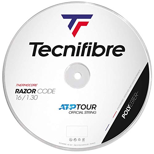Tecnifibre ATP Razor Code 1.25MM/17G Tennis String Reel Carbon (200m, 660 ft)