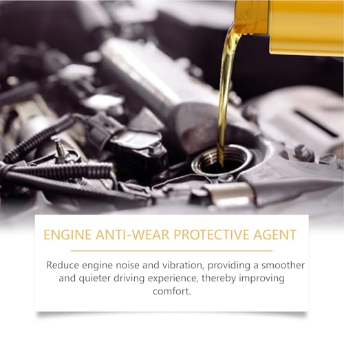 Engine Restore, Noise Reduction Lubricant, 1.46x4.65 inches Engine Oil Additive Lubricant Reduce Friction, Optimum Performance, Anti-Wear Protection for Car, Truck, Motorcycle - Thumbnail 7