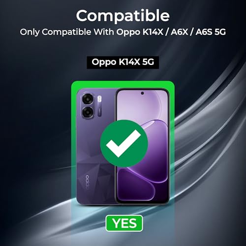 Image of A rtistque Clear Back Cover Case for Oppo K14x 5G / K14 / A6x / A6s 5G | Compatible with Mag-Safe | Premium Cover | Shockproof TPU Bumper | Slim Protective Design | Oppo K14x Back Cover - Transparent