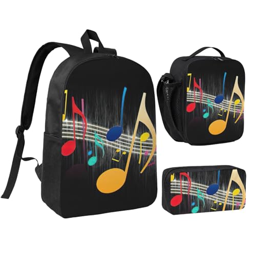 Sac à dos notes de musique 43 cm parfait pour le collège et les sorties