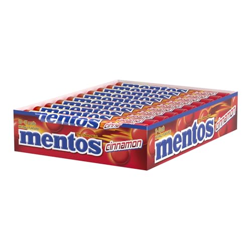 Image of Mentos Cinnamon Candy, 1.32-Ounce Rolls (Pack of 20)