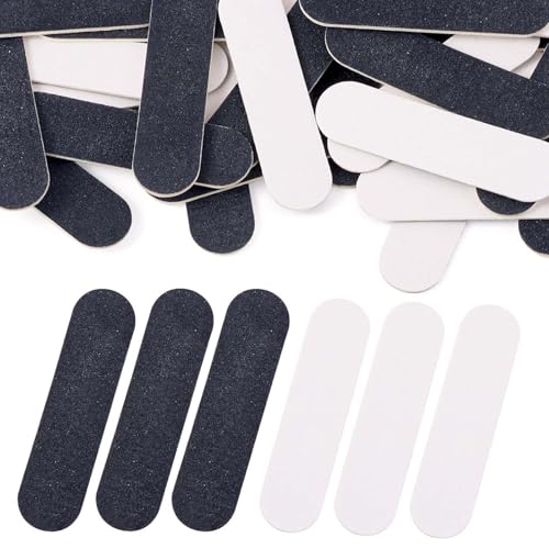200 Piezas Limas de uñas, unidades mini limas de uñas 180/240 grit de doble cara desechables, minilimas de uñas profesionales para uñas, salón de peluquería, animales domésticos