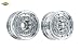 Produktbild Carson Tamiya Parts Front Wheel Wide Chrome (2) C907061 500907061