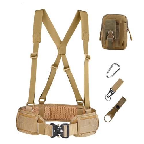 5 in 1 Utility Metal Buckle 1.5 Inch Nylon Tactical Belt