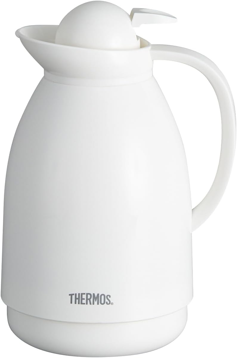 Thermos 34OZ WHT Glass Carafe, Pack of 1, white - Image 2