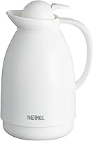 Vista 2 de Thermos 34OZ WHT Glass Carafe, Pack of 1, white