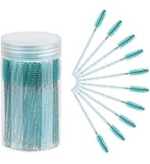 CHEFBEE 100PCS Disposable Eyelash Brush, Mascara Wands Makeup Brushes Applicators Kits for Eyelas...