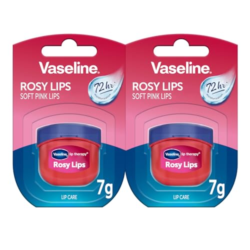 Vaseline Lip Therapy 7G Rosy | Balsamo labbra nutriente per un'idratazione ottimale | Confezione doppia 2 x 7g (Rosy (2 Pezzo))