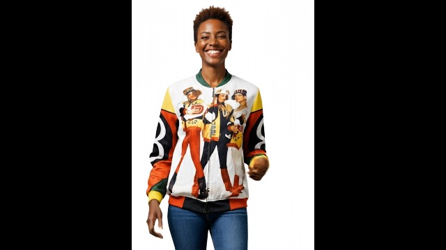 Amazon.com: 8 Ball Idol Maker White Jacket - 90s Rapper Costume