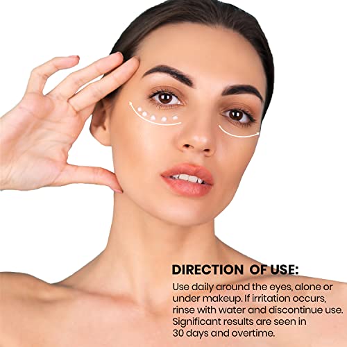 Vitasei Ellixxis Eye Gel - Natural Lifting & Moisturizing Cream For Dark Circles, Puffiness & Wrinkles, Anti-Aging For Men & Women, Non-Gmo - 0.5 Fl Oz #TOP6