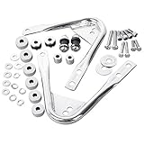 XMT-MOTO Detachable Two Up Luggage Rack Docking Hardware Kit For Harley Touring 1997-2008,Road King, Road Glide, Street Glide & Electra Glide(Similar to part 53804-06)