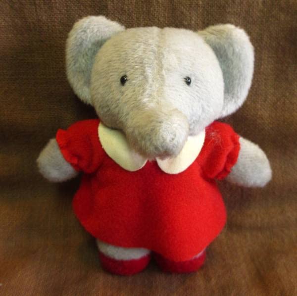 ババール縫いぐるみ　ジャンボ縫いぐるみ ぞうのババール BABAR ぬいぐるみ - 絵本の世界のヴィンテージ SUGARY