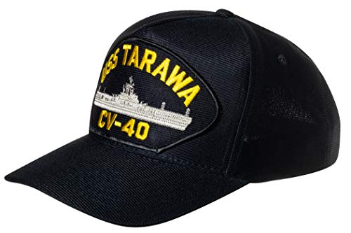 Gorra ajustable con parche USS Tarawa CV-40 azul naval miniatura 2