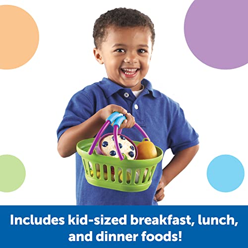 Learning Resources New Sprouts Healthy Foods Basket Bundle - 37 Pieces, Ages 18+ months Pretend Toddler Food, Healthy Play Food for Kids, Toddler Learning Toys by Learning Resources - Image 2