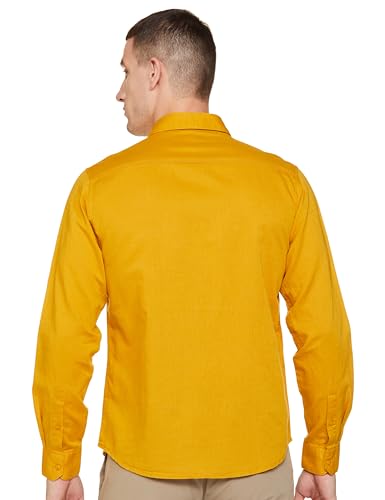 Image of Spykar Men's Cotton Solid Slim Fit Shirt