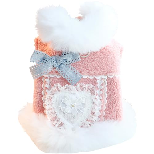 ISUPY ���� �����s�[�X �h���X �H�~ �y�b�g�� ���킢�� ���P�l �X�J�[�g �h�b�O�E�F�A �y�b�g�E�F�A �ӂ�ӂ� ���Ȃ� ���L�m�� �����^�� �h�� �ۉ� ��������� ���U�����o���� (XL,�s���N)