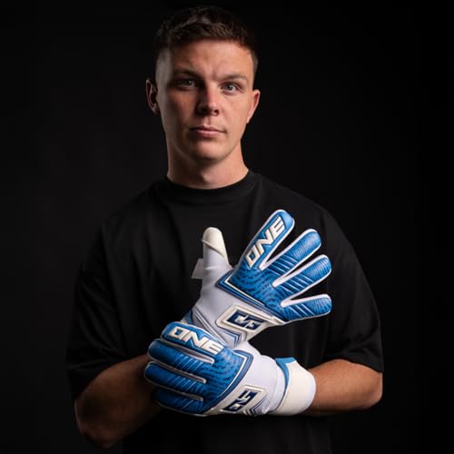 ONE NXT ADVANCE Wave NGT Negative Cut (Removable Protection) Goalkeeper Gloves | Cyclone Aqua Grip | advanced wet & dry grip | - Image 3