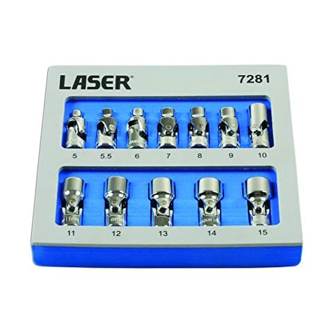 Laser 7281 Universal Joint Socket Set 12Pc Cover