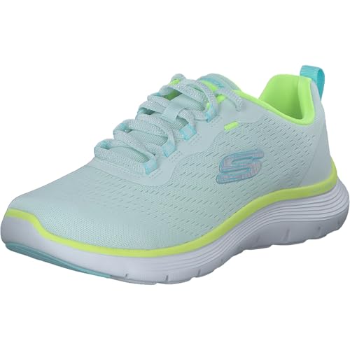 Skechers Damen Flex Appeal 5.0 New Path Sneaker, Mint Mesh/Multi Trim, 39 EU