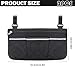 2 Pcs Wheelchair Side Bag,Wheelchair Bag with Cup Holder,Wheelchair Accessories,Wheel Chair Accessories Adults,Waterproof Wheelchair Pouch Side Pocket for Most Seniors Wheelchairs