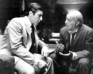 Michael V. Gazzo & Al Pacino talk in study 8x10 inch photo