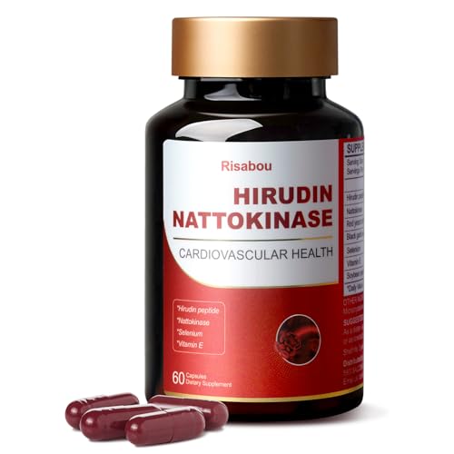 Hirudin Peptide Nattokinase Capsules with Red Yeast Extract, Black Garlic