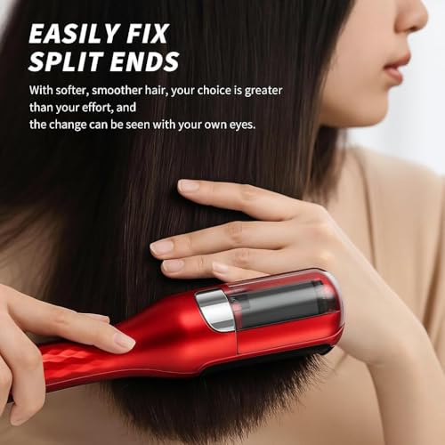 Image of Hair Split End Remover Rechargeable 2-in-1 Splitend Pro Cutter for FrizzyDry Curly Types, Ideal For Women Seeking Healthy hair Beauty Styling Tool