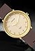 GEDIYAR Mens Minimalist Watches with Slim Case Ultra Thin Waterproof Fashion Sports Analog Quartz Simple Dress Wrist Watch for Men(A8621 Gold)