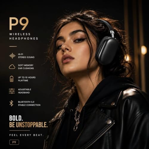 Image of Wireless Bluetooth Over-Ear Headphones