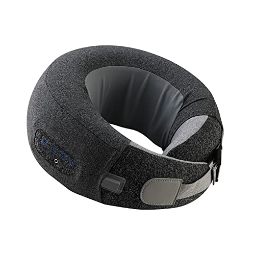 Oreiller De Voyage Pour Masseur De Cou, Oreillers En Mousse À Mémoire De Forme En Forme De U Avec Chaleur, Oreiller De Massage 3D En Tissu Profond Pour Le Cou, Soutien De La Tête À 360 Degrés Pour La Cover