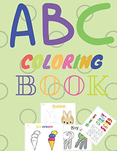 abc coloring books for kids ages 2-6: Fun with Letters, Shapes, Colors, and Animals, gift for kids, gift book for kids, 26 page, 8.5 X 11