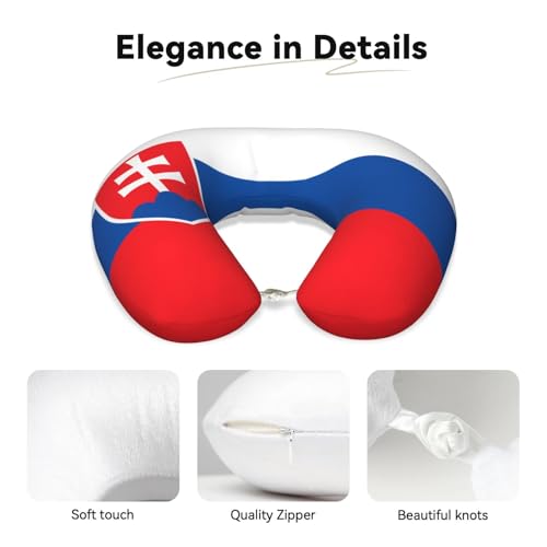 Almohada de viaje viscoelástica en forma de U cervical miniatura 3