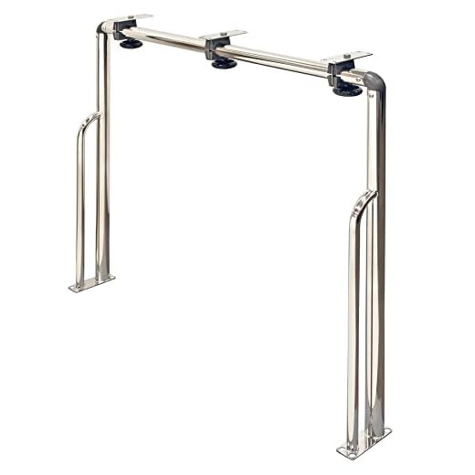 Magma Products T10-455, Tournament Series Dock Cleaning Station Mount, 1-1/2" Round Railing w/Railing Mounts