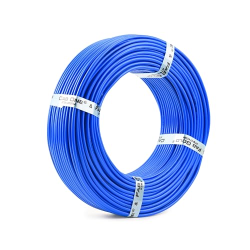 Image of 4.0 sqmm Single Core Copper Electrical Wire, 180 Meter (Blue) | Heat Resistant & Flame Retardant (FR) | Lead-Free LSH House Wire for Home & Industrial Use (180 MTR)